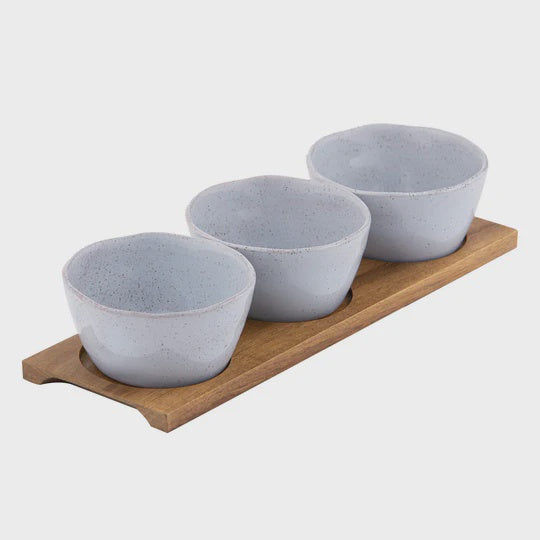Ladelle - Artisan Blue Tray & Bowl Set