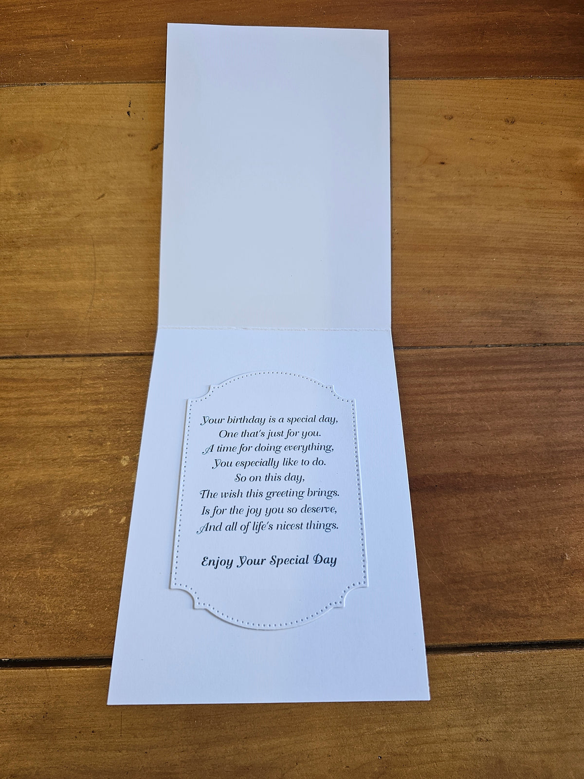Cards by Flora | Birthday Card | Cat Watching the Rain