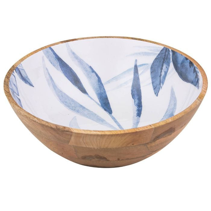 Ladelle - Blue Lagoon Mango Wood Salad Bowl