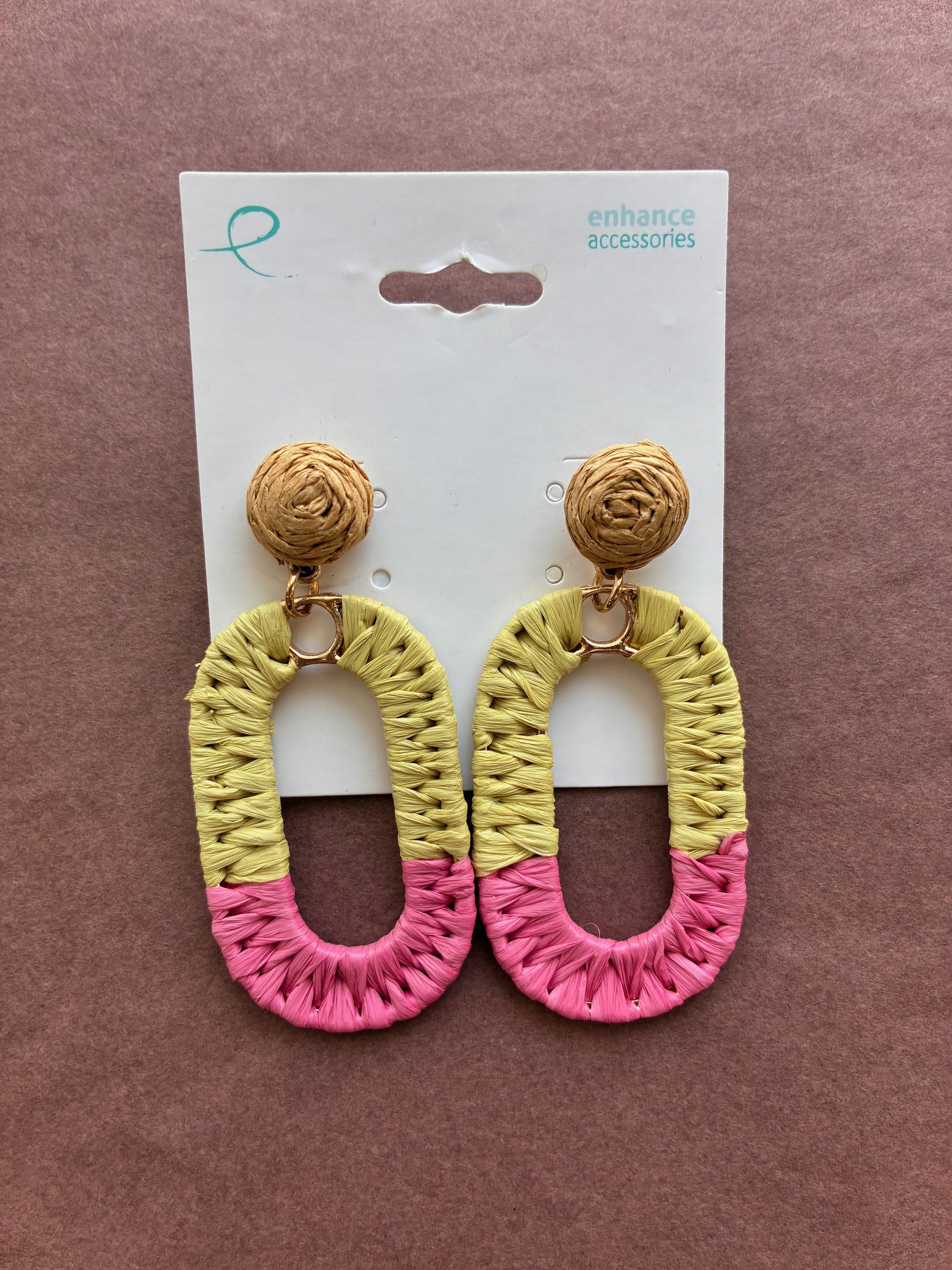 Enhance - Earrings - Abeni Pink