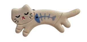 Backyard Ceramics | Cat Magnet | Various Colours