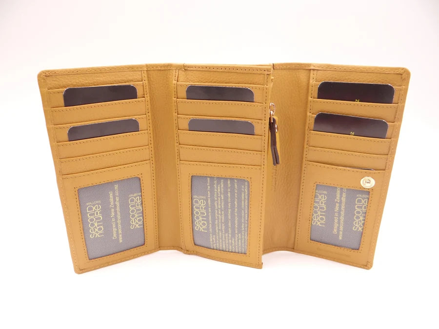 Second Nature Leather | Large Women's Wallet | Various Colours