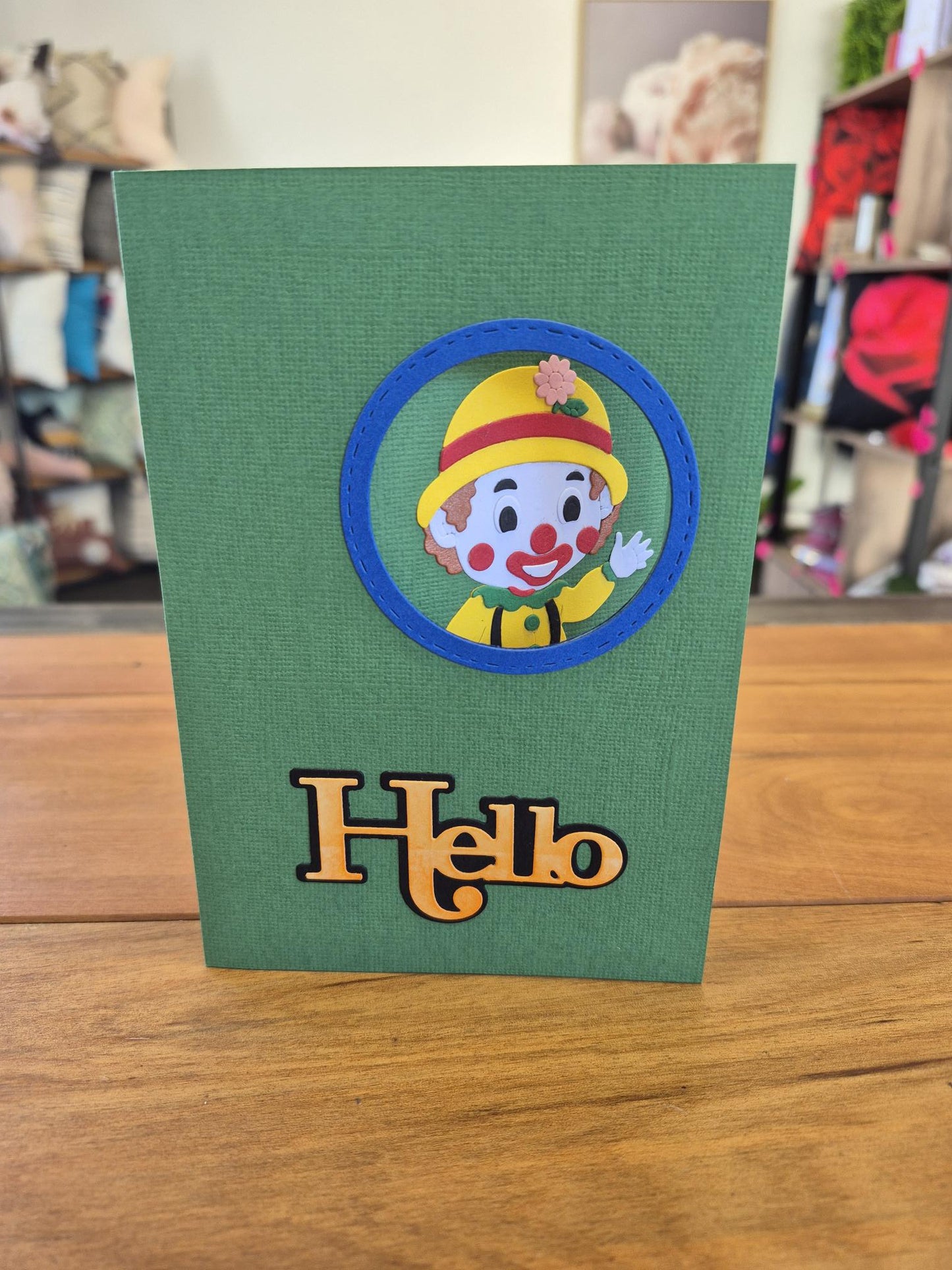Cards By Flora | Happy Birthday | Clown Pop Up