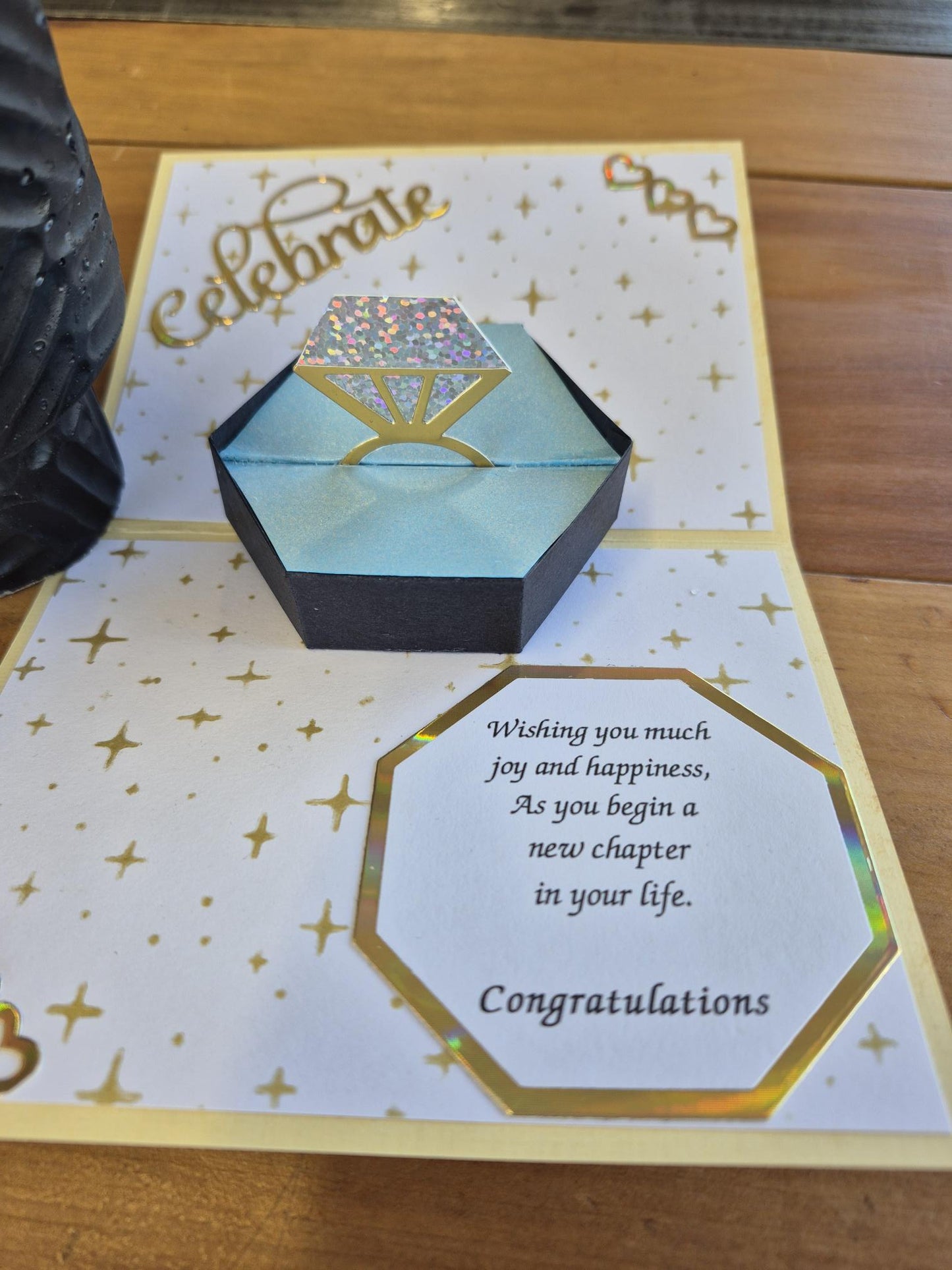 CBF - pop out - Congrats engagement ring