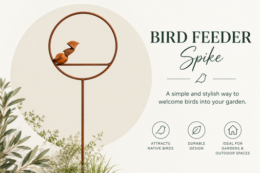 Bloom Metal | Spike Bird Feeder | Rustic