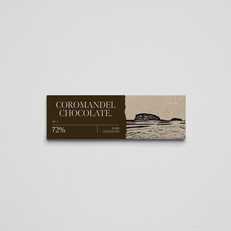Coromandel Chocolate | Mini Chocolate Bar | 72% Dark Chocolate