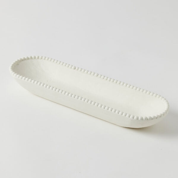 Pilbeam | Oval Bowl | White Ester