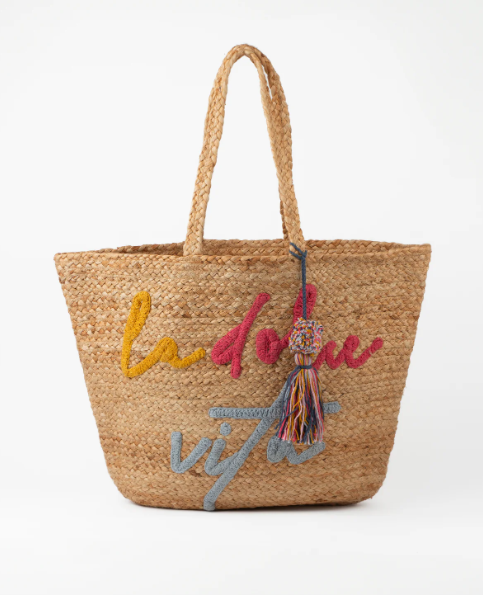 Stella + Gemma - Jute Shopper - La Dolce Vita