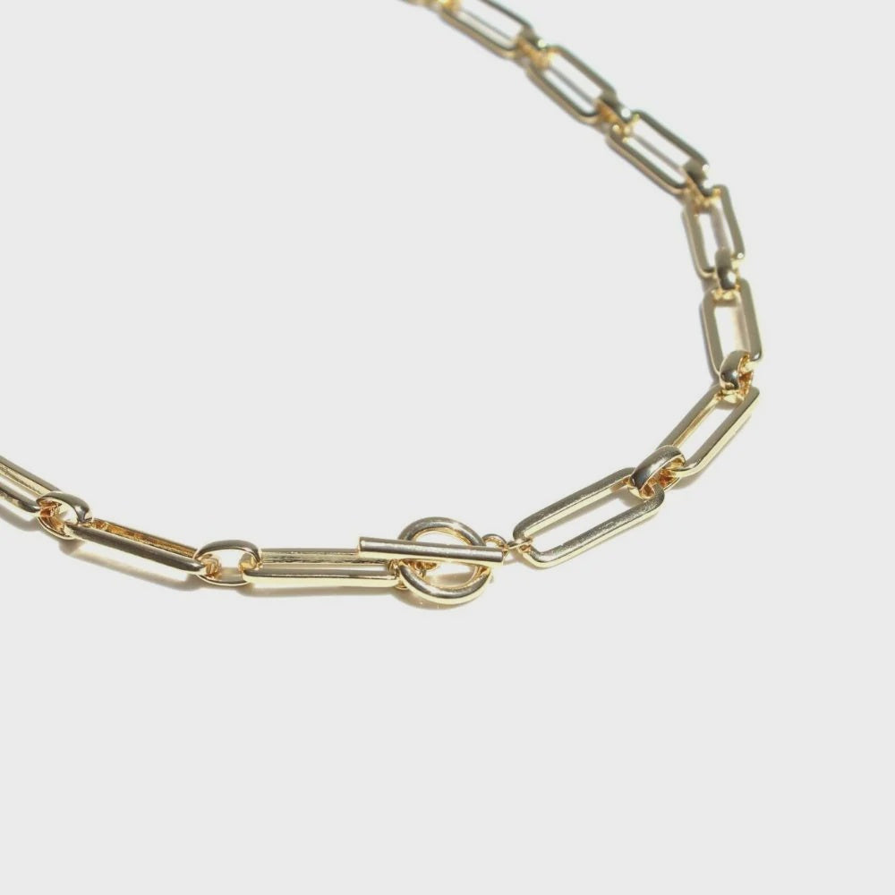 Queen of the Foxes | Classic Link Gold Plated Necklace | 60cm