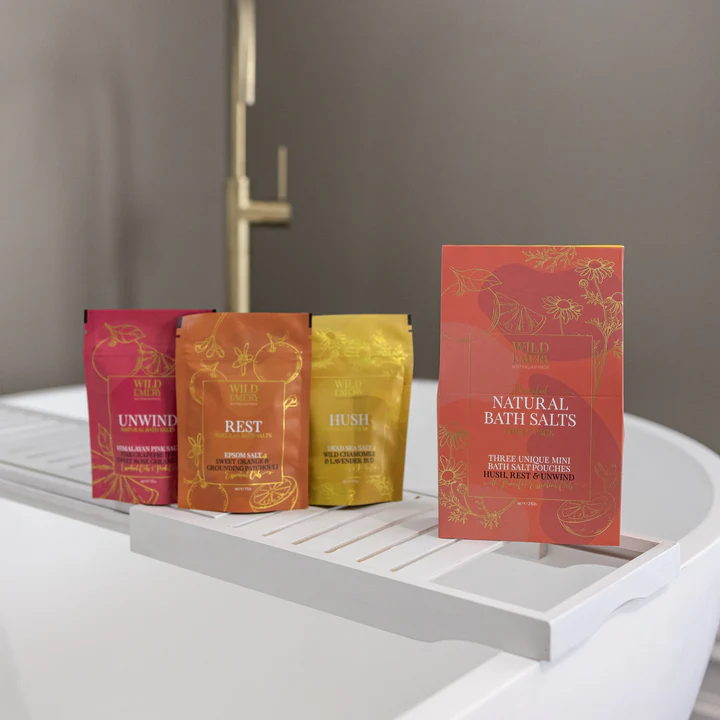 Wild Emery - Bath Salts - Natural 3 Pack