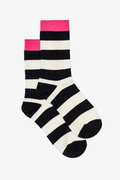Antler - Sock - Pink Top Stripe