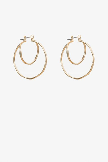 Antler - Rubi Earring - Gold Tone