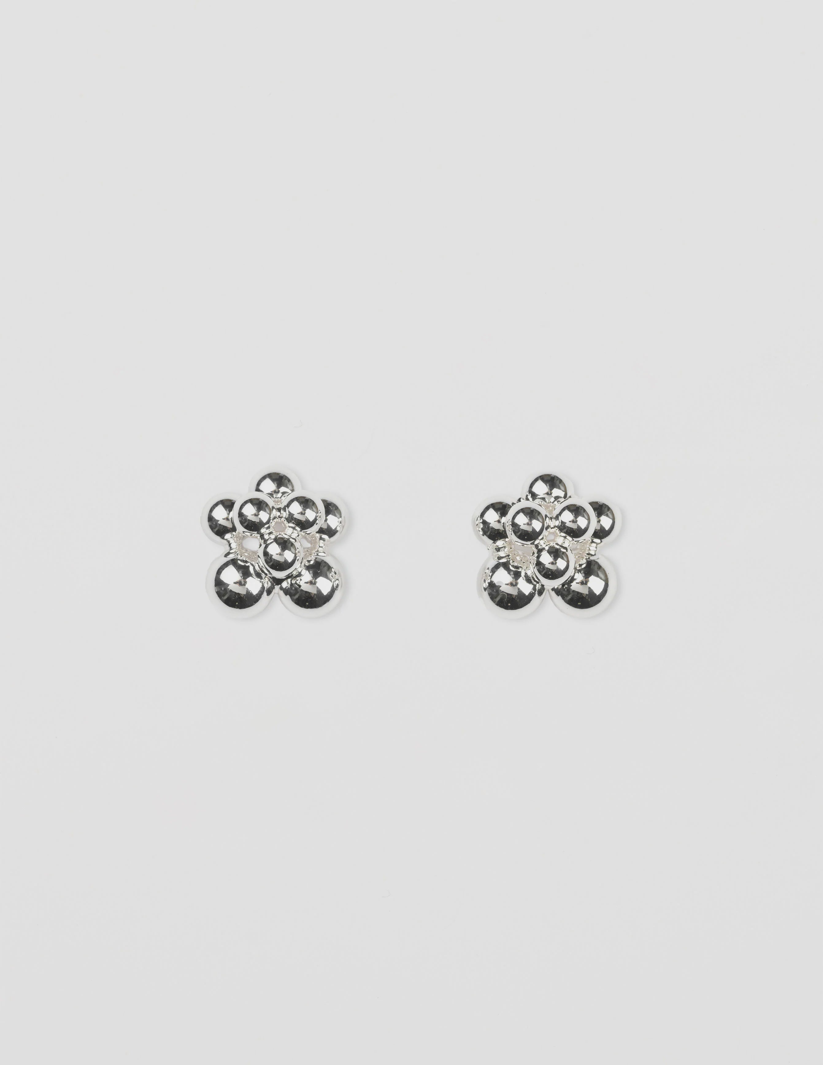 Stella + Gemma - Earrings - Silver Ball Cluster