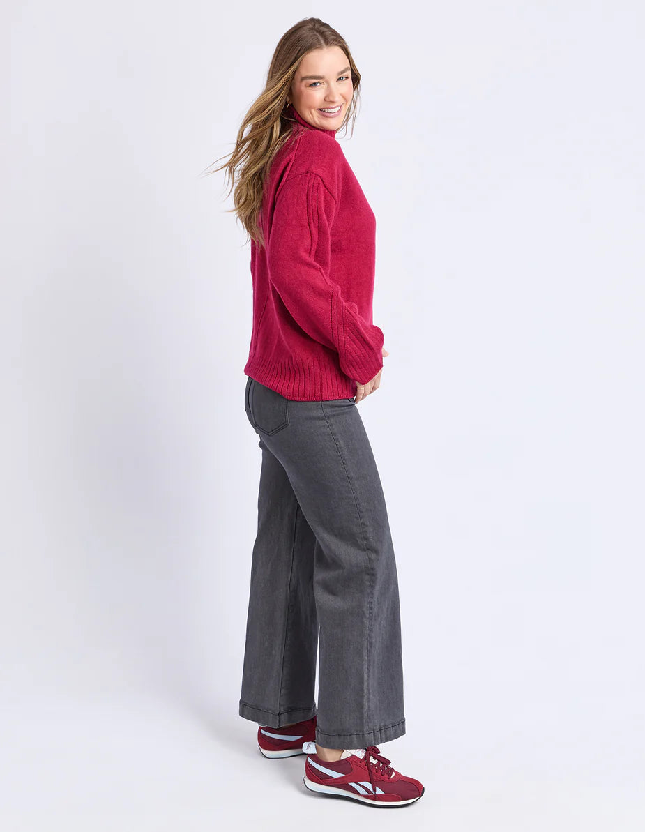 Foxwood Stellar Knit - Rhubarb