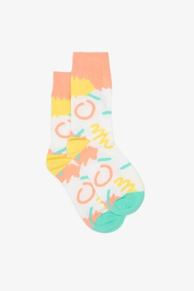 Antler - Socks -  Summer Abstract 80's