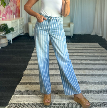 Honey Denim - Susie - Striped Jean