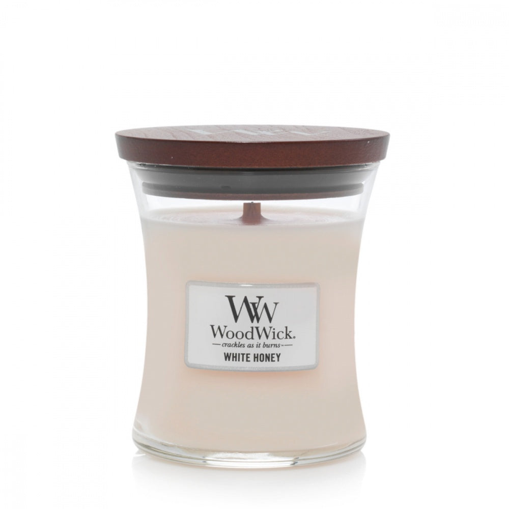 Woodwick - Candle - White Honey - Medium