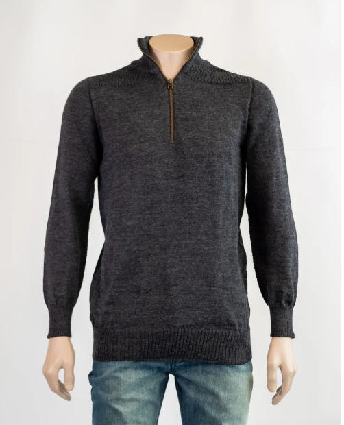 Acrux - 1/4 Zip Jumper - Charcoal