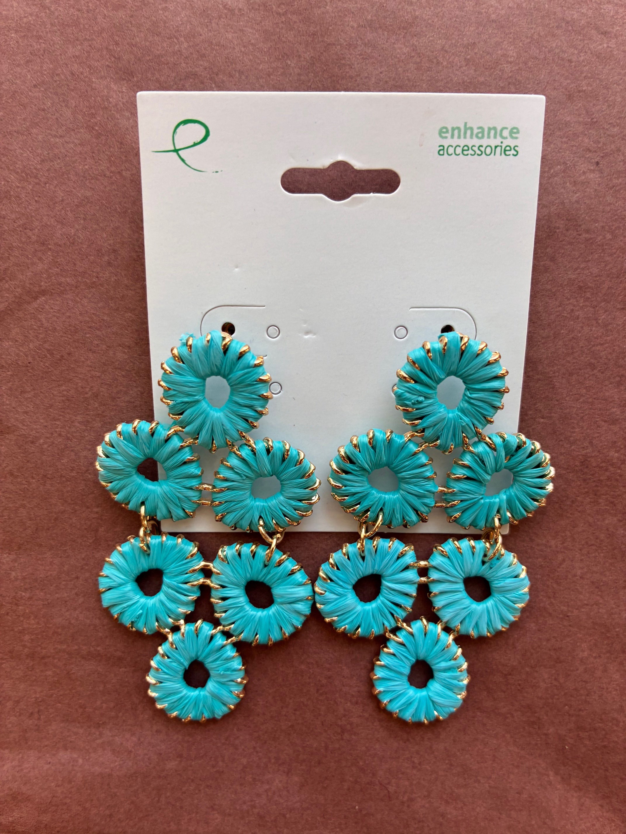 Enhance -Earrings - Alana Turquoise