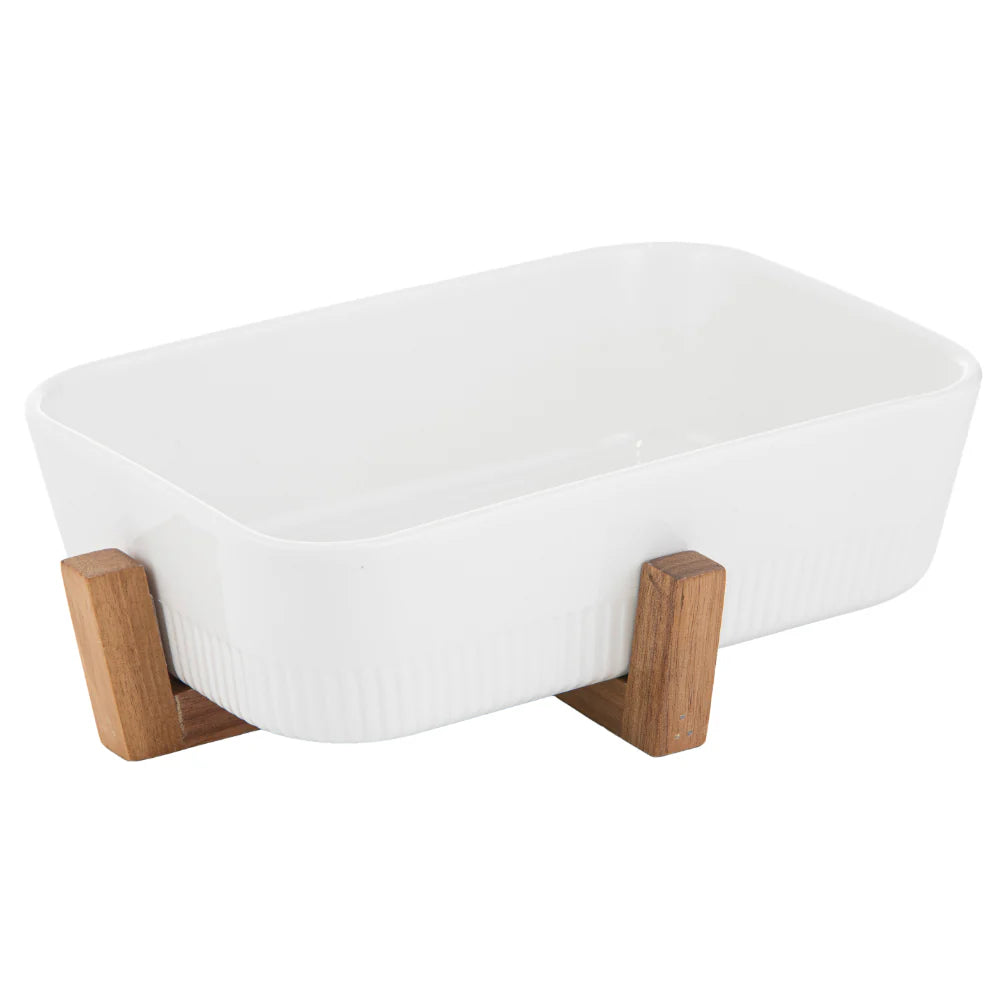 Alto Oven to Table Rectangular Dish & Trivet 30cm
