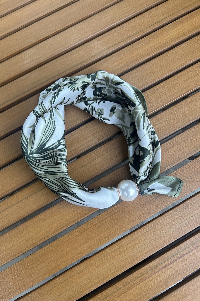 Antler - Pearl Fasten Neck Tie / Botanical Island