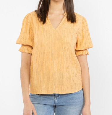 Seeking Lola | Butterfly Top | Sunny Crinkle