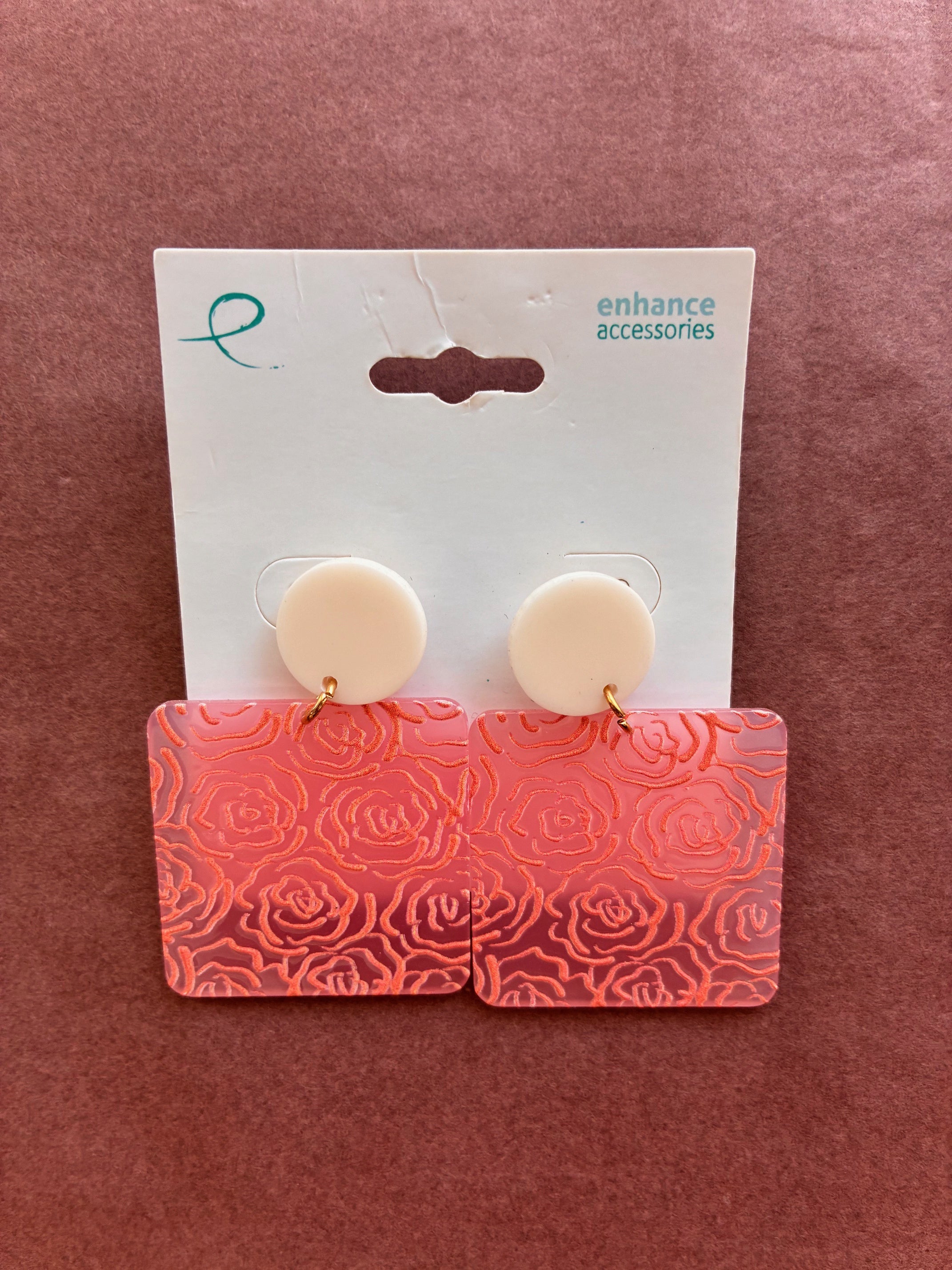 Enhance - Earring - Fuji pink
