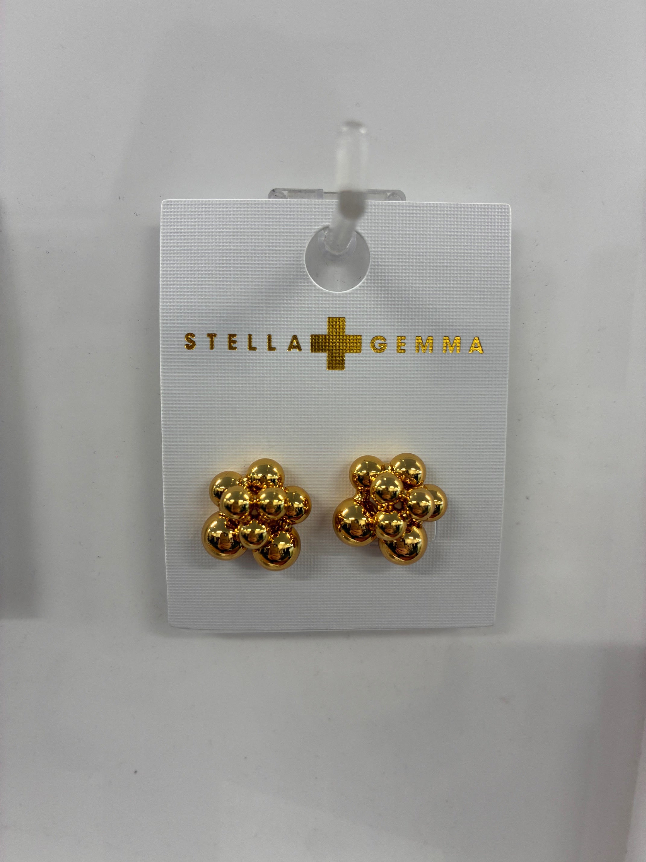 Stella + Gemma - Earrings - Gold Ball Cluster