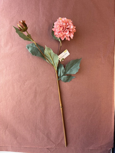 Artisan Florals | Dahlia Border | Vintage Pink
