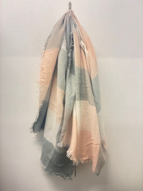 Antler - Large Square Blush Scarf
