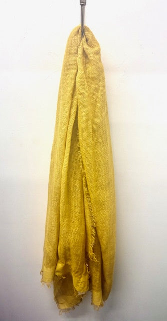 Beau - Sunflower Yellow Shawl Scarf