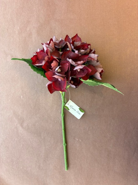 Artificial English Hydrangea Plum