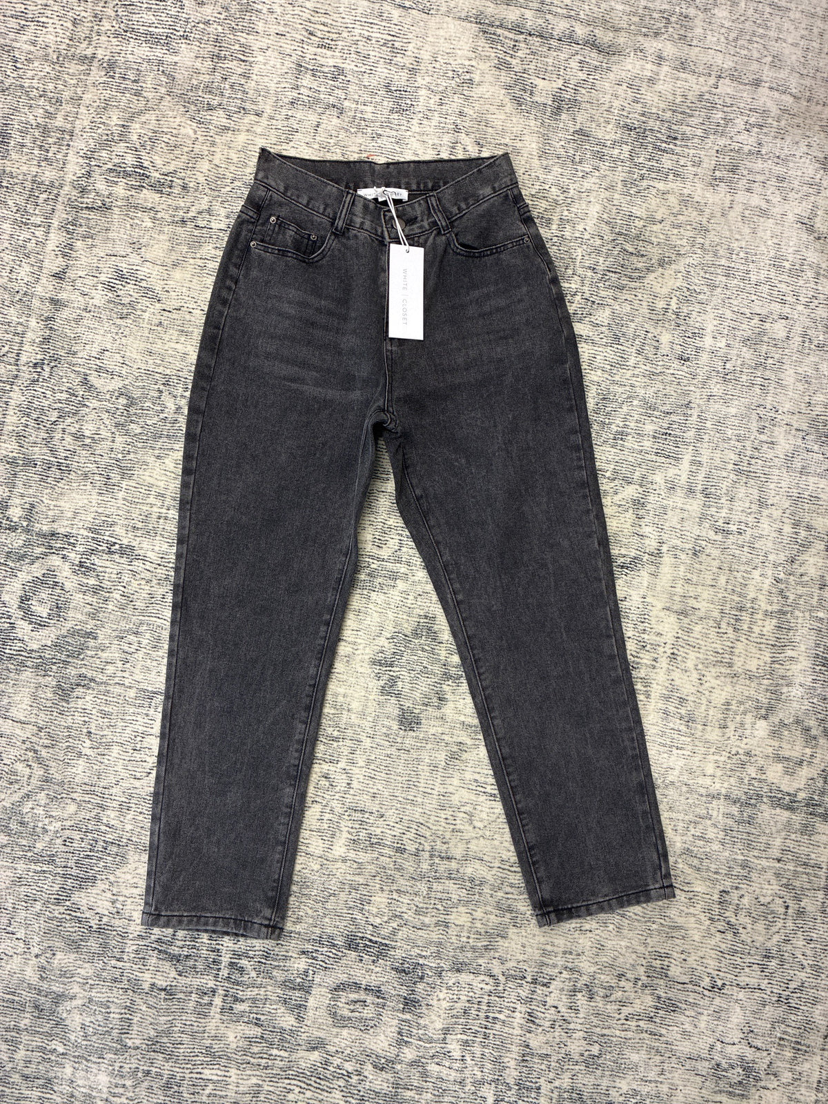 White Closer | Denim Jeans | Black Wash