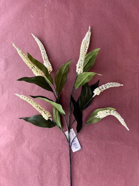Tussock & Thread | Cascara Foliage | White