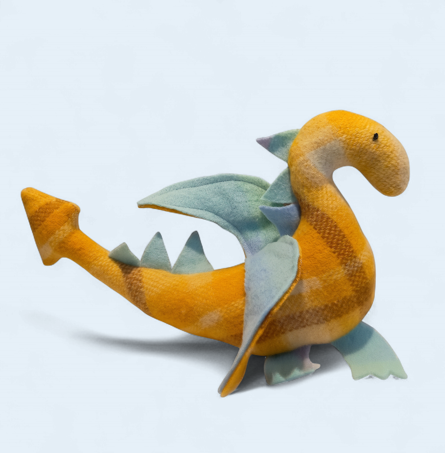 Fully Woolly | Quirky the Dragon Soft Toy | Mustard & Mint