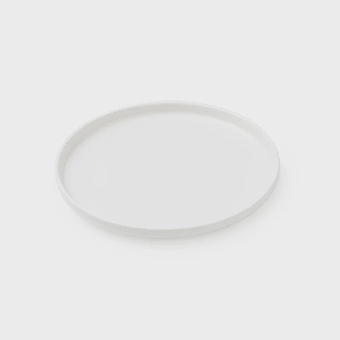 Living Light | Round Plate | White
