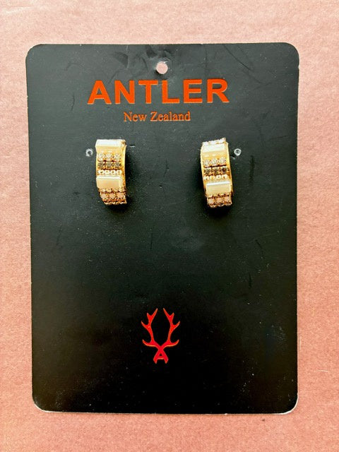 Antler - Earring - Crystal White