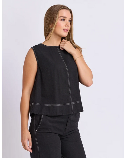 Foxwood | Vento Top | Black
