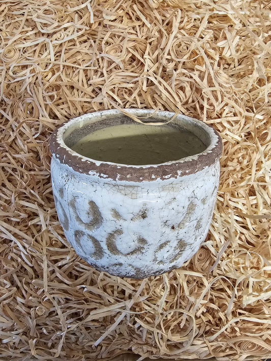 47th & Main | Planter | Vintage Cream Small