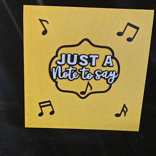 CBF - Just a Note To Say Card