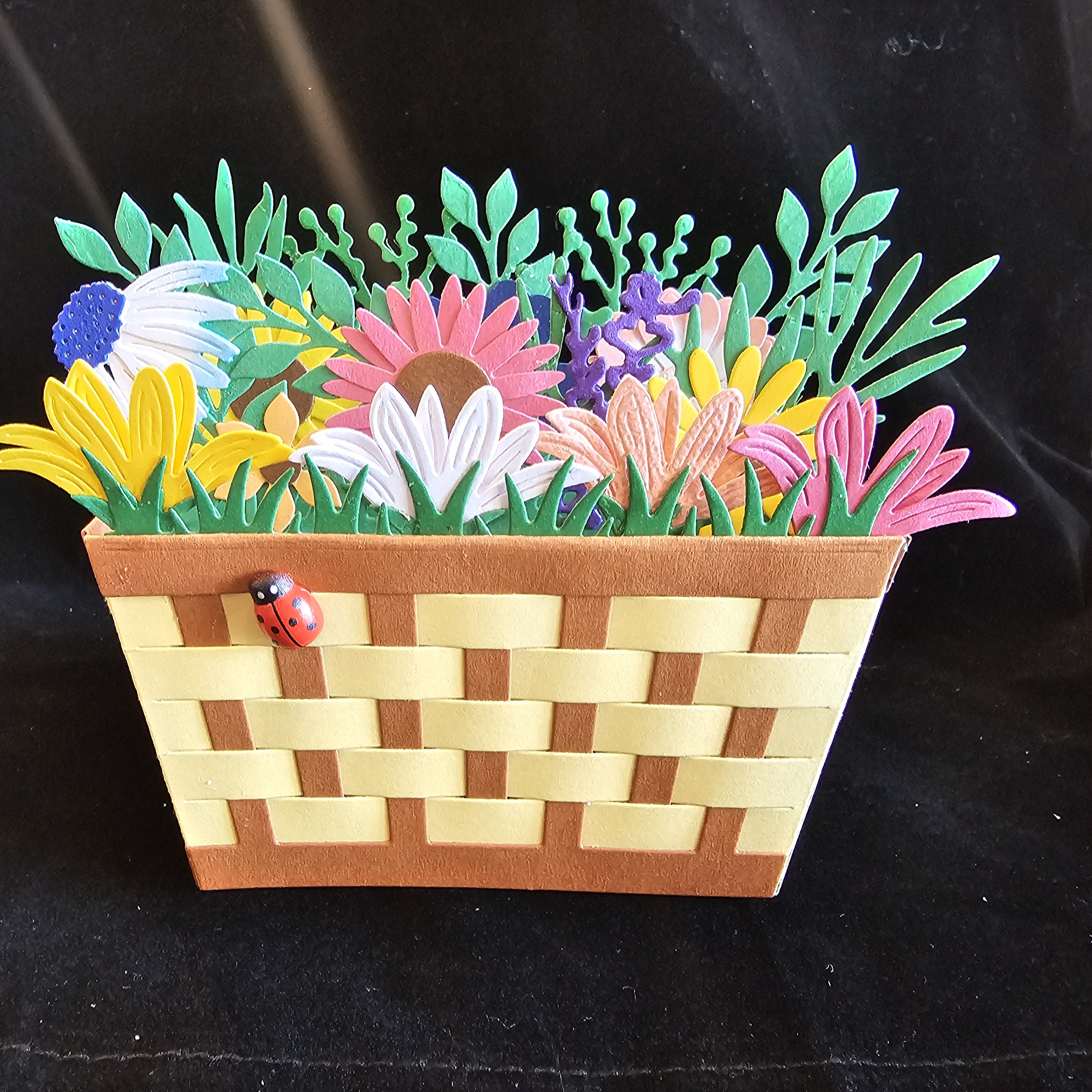 CBF - Flower Basket (Natural) Card