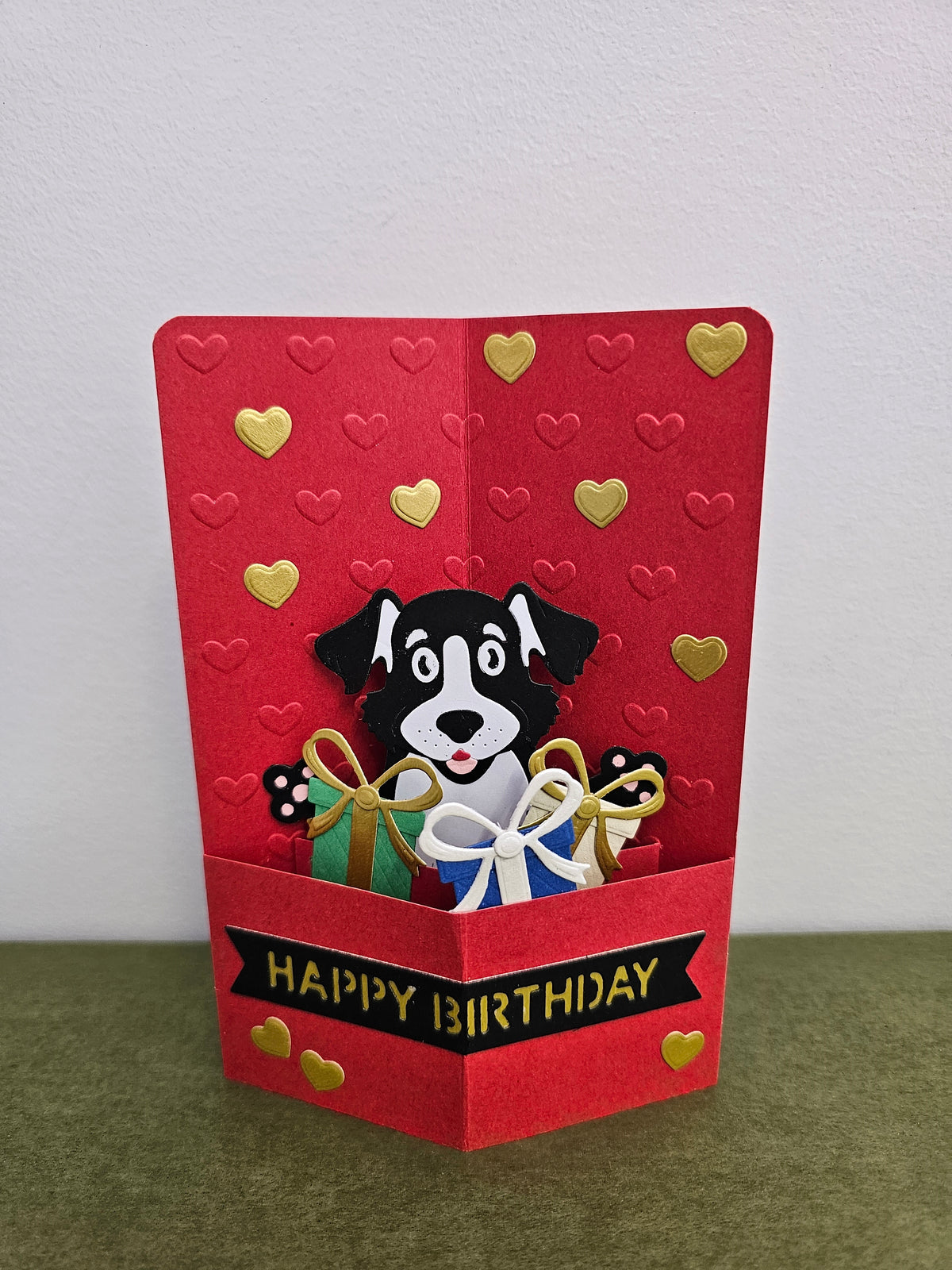Cards By Flora | Birthday | Pop out Dog