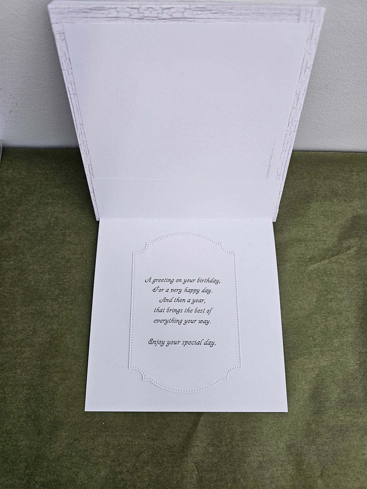 Cards By Flora | Birthday | Cottage Picture Frame
