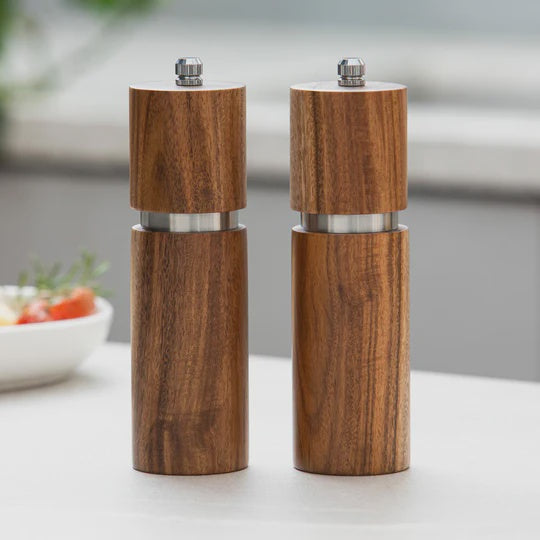 Ladelle - Gather Natural Wood Salt & Pepper Grinder Set