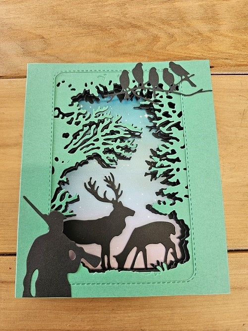 Cards By Flora | Greeting Card | Deer Hunter