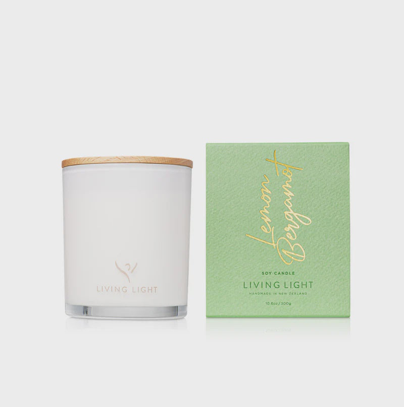 Living Lights - Soy Candle Large Lemon Bergamot