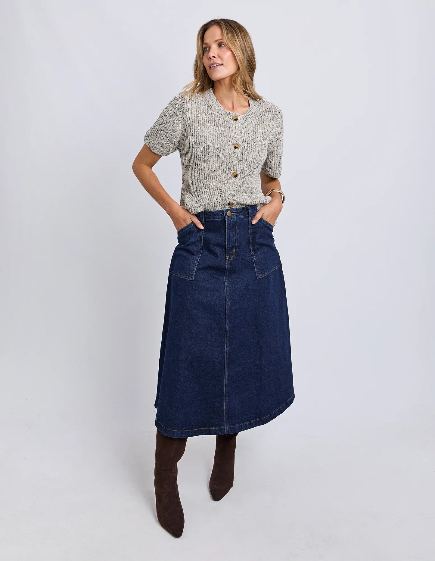 Foxwood | Davana Knit | Oat Marl