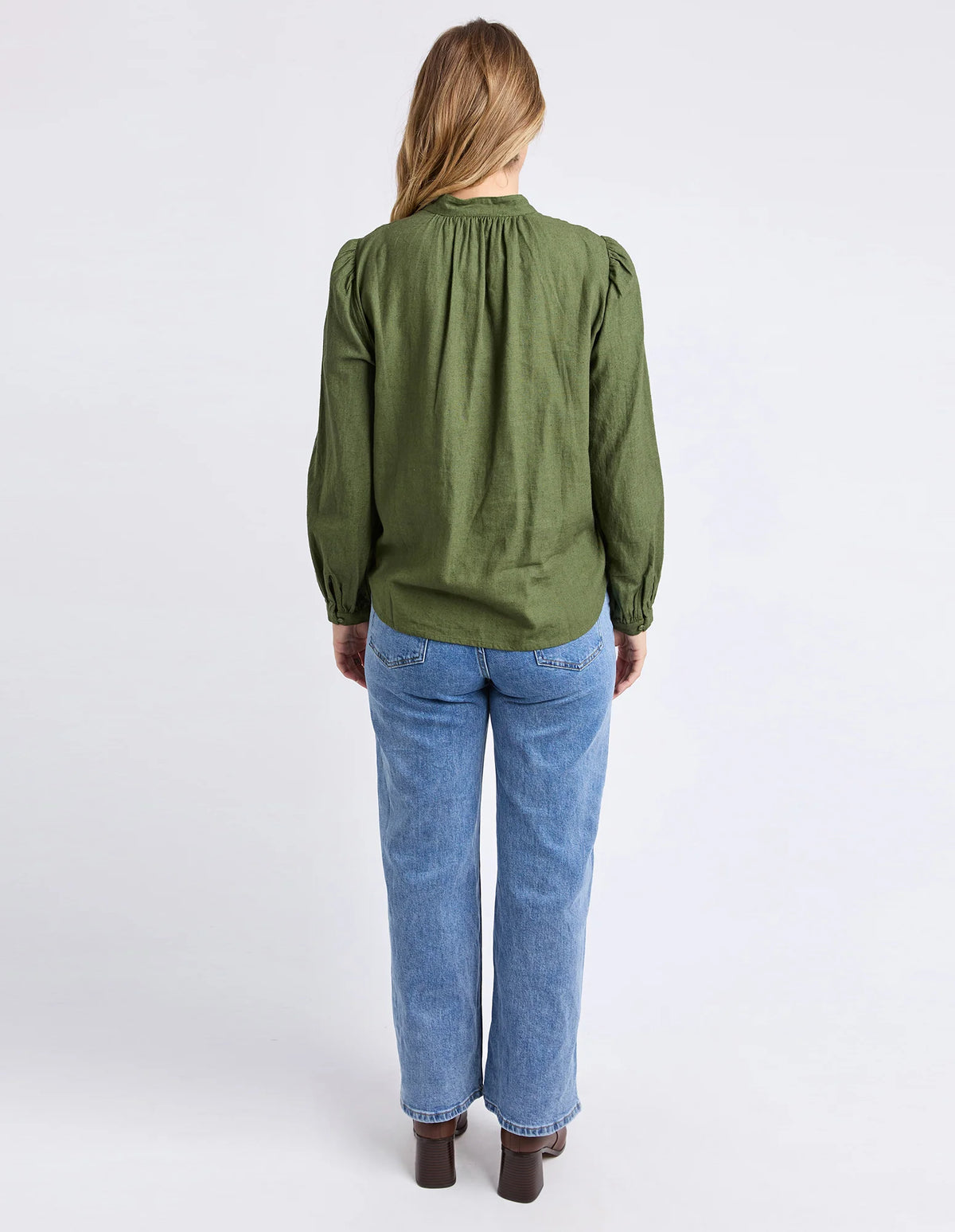 Foxwood | Eleanor Blouse | Winter Moss