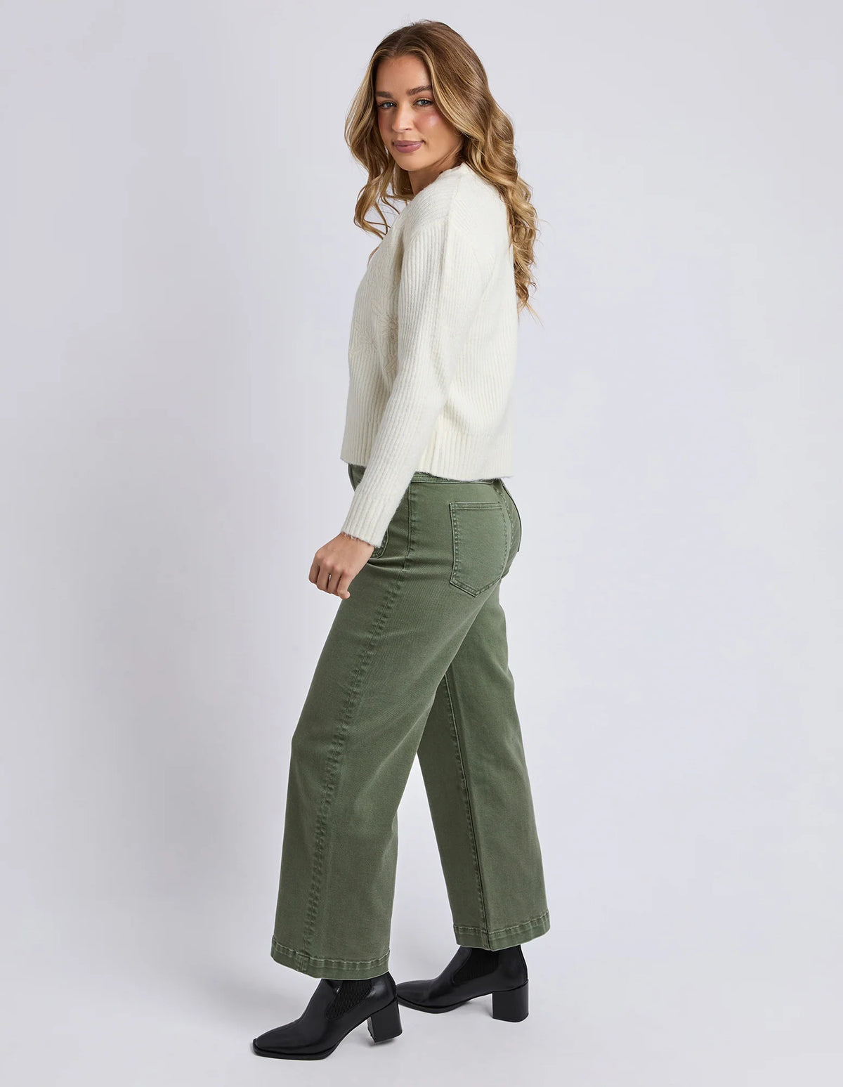 Foxwood | Marla Floral Knit | Vintage White