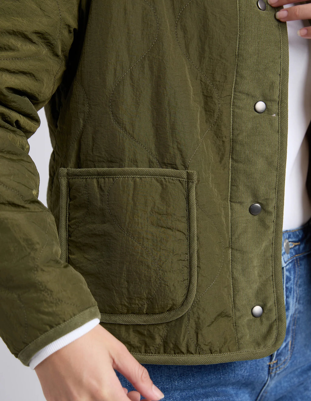 Foxwood Alberta Quilted Jacket - Moss Green